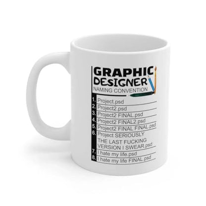 Personalized Graphic Designer Naming | Customised Coffee Mug | 11 OZ