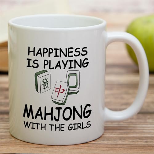 Funny Mahjong Lover or Humorous Sarcastic Gift | Ceramic Coffee Mug | 11 OZ