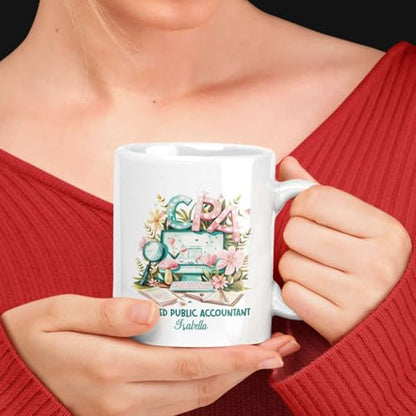 Certified Public Accountant Personalized | Customised Coffee Mug | 11 OZ