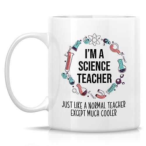 Funny Science Teacher Gift Cool STEM Thank-you | Ceramic Coffee Mug | 11 OZ