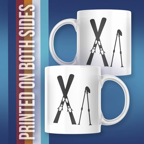 Skier Ski Lover Mountains are Calling and | Ceramic Coffee Mug | 11 OZ
