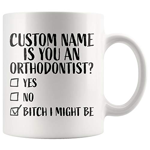 Personalized Orthodontist Gift Graduation | Customised Coffee Mug | 11 OZ