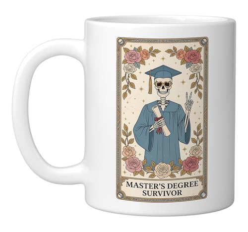 Master s Degree Survivor 2026 Gothic Tarot | Ceramic Coffee Mug | 11 OZ