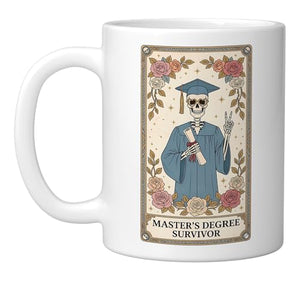 Master s Degree Survivor 2026 Gothic Tarot | Ceramic Coffee Mug | 11 OZ