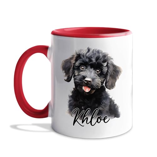 Personalized Poodle Puppy Poodles Teacup | Customised Coffee Mug | 11 OZ