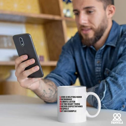 Leaders Acronym Leader Gifts For Women Men | Ceramic Coffee Mug | 11 OZ