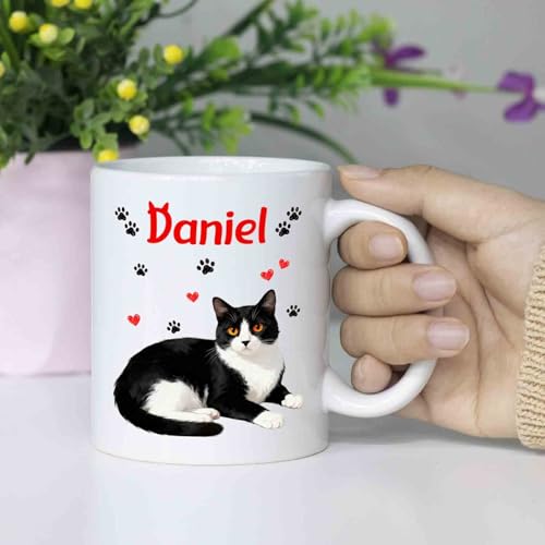 Customized Tuxedo Gift for Cat Dad Mom Pet | Customised Coffee Mug | 11 OZ