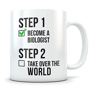 Biology Graduation Gift Graduates Biologist | Ceramic Coffee Mug | 11 OZ