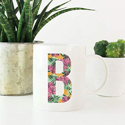 Gift Tropical Monstera Palm Leaves Funny | Ceramic Coffee Mug | 11 OZ