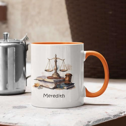 Awesome Lawyer Personalized Name Funny | Customised Coffee Mug | 11 OZ