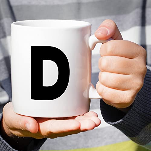 Initial A-Z Alphabet Monogrammed Scholar | Ceramic Coffee Mug | 11 OZ