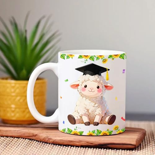 Customized Sheep Gift for Graduated Student | Customised Coffee Mug | 11 OZ