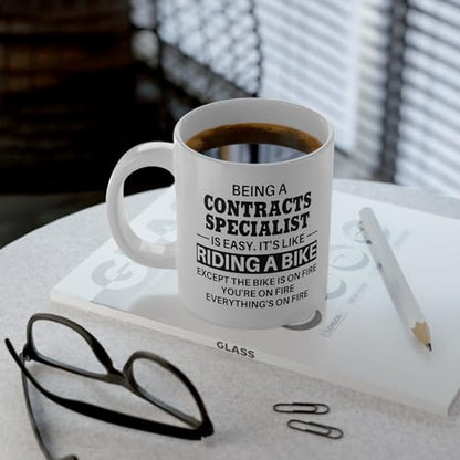 Contracts Specialist gifts gift for coworker | Ceramic Coffee Mug | 11 OZ