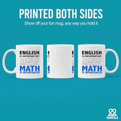 English Is Important But Math Importanter | Ceramic Coffee Mug | 11 OZ