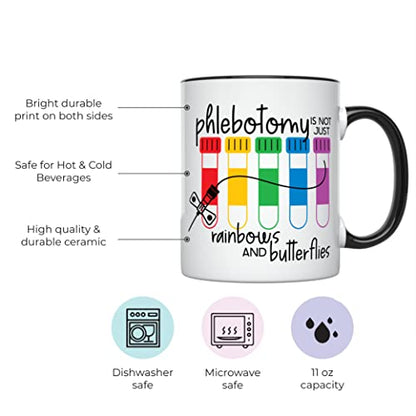 Phlebotomy Phlebotomist for Women Certified | Ceramic Coffee Mug | 11 OZ