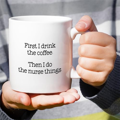 Funny Sarcastic Nurse or Hilarious Graduation | Ceramic Coffee Mug | 11 OZ