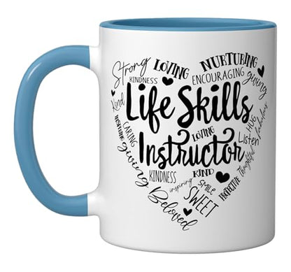 Matching Life Skills Instructor Teacher Crew | Ceramic Coffee Mug | 11 OZ
