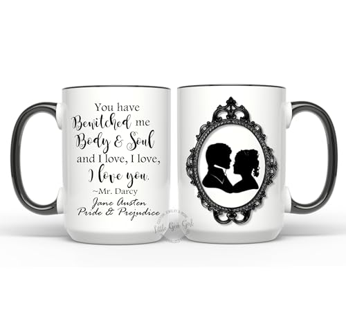 Jane Austen Pride and Prejudice Book Quote You | Ceramic Coffee Mug | 11 OZ