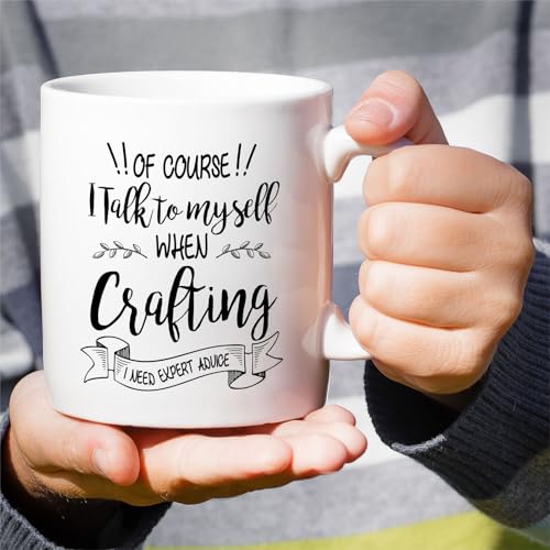 Funny Crafters or Hilarious Gift for Crafting | Ceramic Coffee Mug | 11 OZ