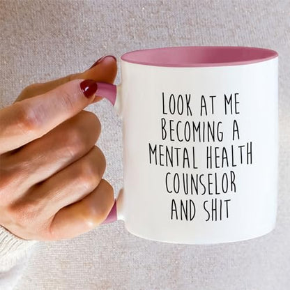 Funny Mental Health Counselor or Funny | Ceramic Coffee Mug | 11 OZ