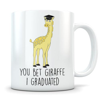 Giraffe graduation gift graduate themed school | Ceramic Coffee Mug | 11 OZ