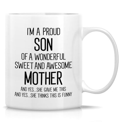 Funny Son Hilarious Sarcastic Gift for from | Ceramic Coffee Mug | 11 OZ