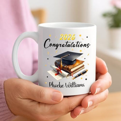 Customized Year Name Degree Graduate Unique | Customised Coffee Mug | 11 OZ