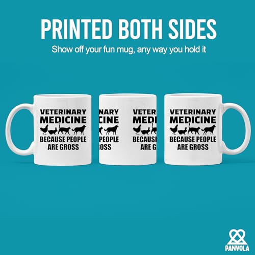 Veterinary Medicine Because People Are Gross | Ceramic Coffee Mug | 11 OZ