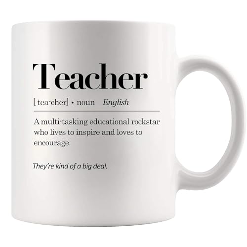 Teacher Definition Gifts Appreciation from | Ceramic Coffee Mug | 11 OZ