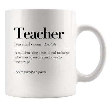 Teacher Definition Gifts Appreciation from | Ceramic Coffee Mug | 11 OZ