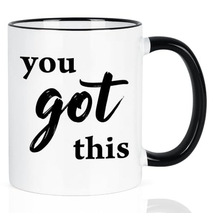 YHRJWN You Got This Gifts for Women Men | Ceramic Coffee Mug | 11 OZ