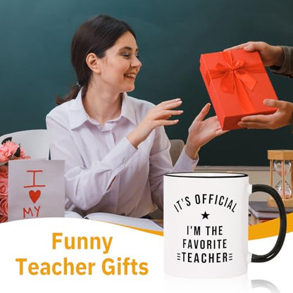 Teacher Appreciation Gifts Favorite Teachers | Ceramic Coffee Mug | 11 OZ