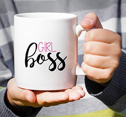 Funny Girl Boss Entrepreneur Career Sarcasm | Ceramic Coffee Mug | 11 OZ