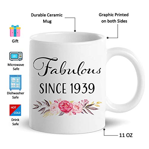 Choinn 87th Birthday Gifts for Women Funny 87 | Ceramic Coffee Mug | 11 OZ