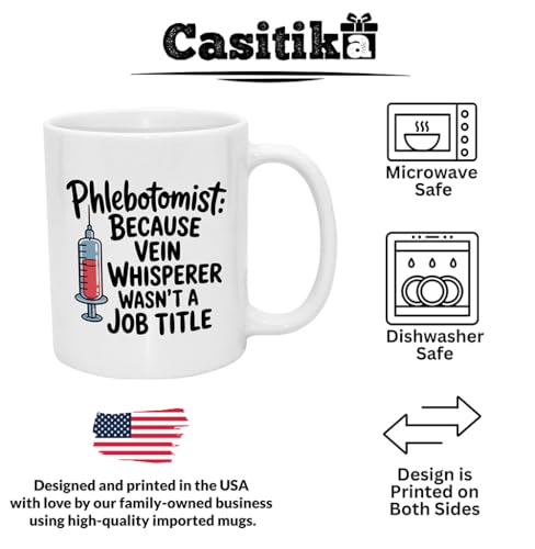 Phlebotomy Gifts Funny for Phlebotomists Ideal | Ceramic Coffee Mug | 11 OZ