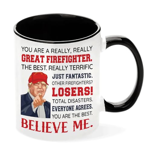 Firefighter Gifts for Men Women EMT Fireman | Ceramic Coffee Mug | 11 OZ