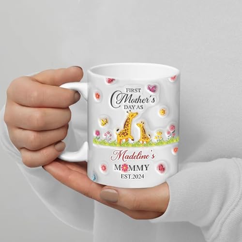 New Mommy Accent Personalized First Mother | Customised Coffee Mug | 11 OZ