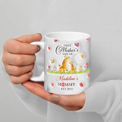 New Mommy Accent Personalized First Mother | Customised Coffee Mug | 11 OZ