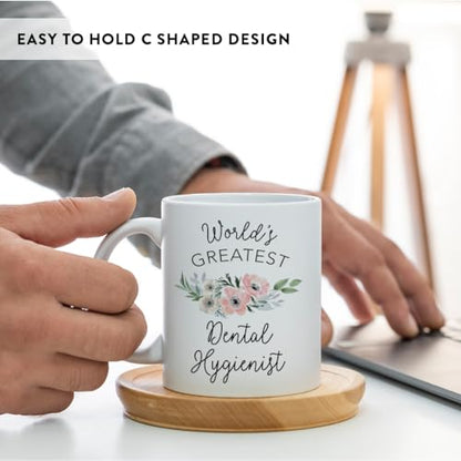Gift for Women World s Greatest Dental Funny | Ceramic Coffee Mug | 11 OZ