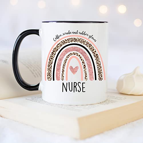 Nurse for Women Rn Nurses Graduate | Ceramic Coffee Mug | 11 OZ