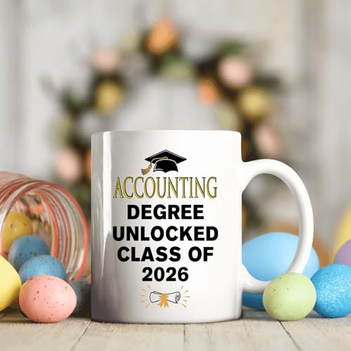 Accounting Degree Unlocked Class of 2026 | Ceramic Coffee Mug | 11 OZ