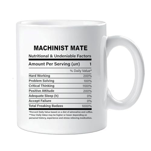 Machinist Mate Appreciation gift Christmas | Ceramic Coffee Mug | 11 OZ