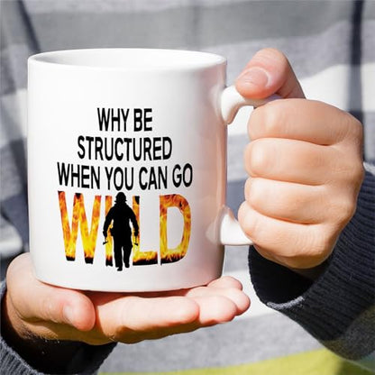 Funny Wildland Firefighter Forest Fireman Gift | Ceramic Coffee Mug | 11 OZ