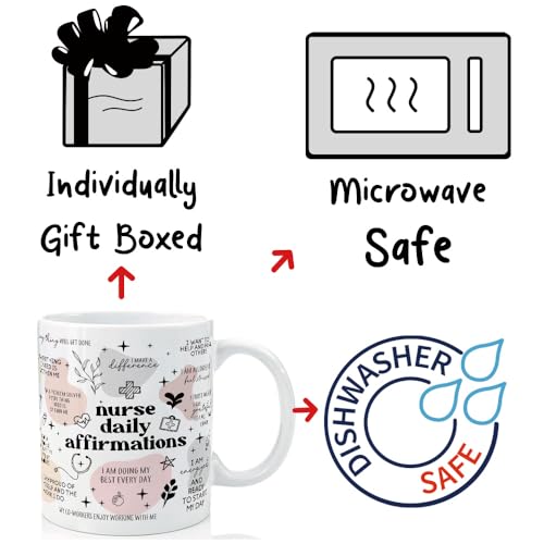 VLUG Nurse Appreciation Gifts for Women Nurses | Ceramic Coffee Mug | 11 OZ