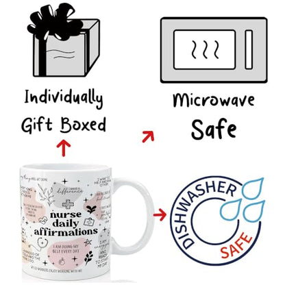 VLUG Nurse Appreciation Gifts for Women Nurses | Ceramic Coffee Mug | 11 OZ