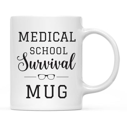 Graduation Gift Medical School Survival 1-Pack | Ceramic Coffee Mug | 11 OZ