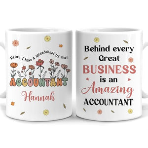 Hyturtle Personalized Accountant Funny | Customised Coffee Mug | 11 OZ