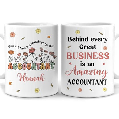 Hyturtle Personalized Accountant Funny | Customised Coffee Mug | 11 OZ