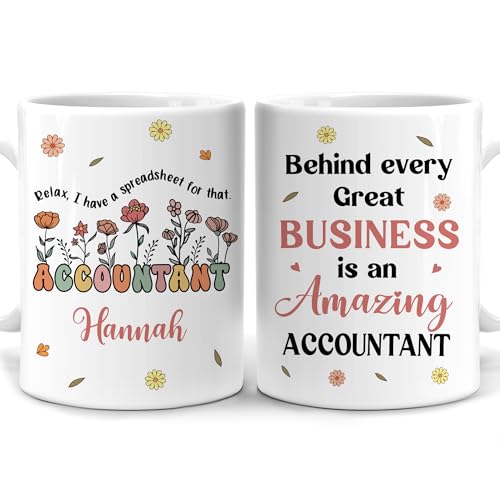 Hyturtle Personalized Accountant Funny | Customised Coffee Mug | 11 OZ