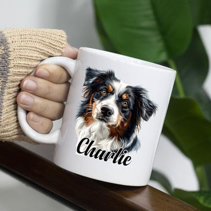 Personalized Australian Shepherd Gift For | Customised Coffee Mug | 11 OZ